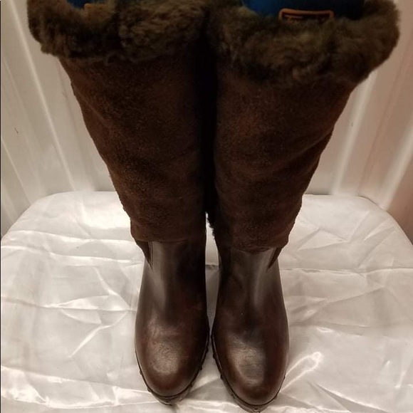 Y2K FRYE PLATFORM BOOTS - Picture 5 of 14